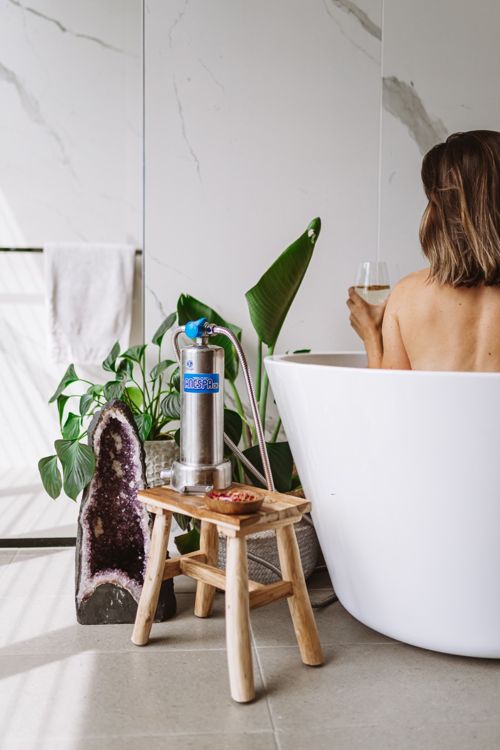 ANESPA DX mineral shower system
